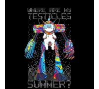 Rick and Morty Where Are My Testicles Summer Women's T-Shirt - Black - S
