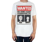 Short Sleeved T-Shirt Rick & Morty White XXL