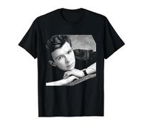 Rick Astley Never Gonna Give You Up Pop Star by Simon Fowler T-Shirt, Men, Black, XX-Large