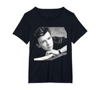 Rick Astley Never Gonna Give You Up Pop Star by Simon Fowler T-Shirt, Women's Plus, Black, 3X