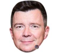 Rick Astley (Smile) Big Head. Larger Than Life mask.