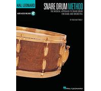 RICK MATTINGLY HAL LEONARD SNARE DRUM METHOD DRUMS BOOK/CD: The Musical Approach to Snare Drum for Band and Orchestra
