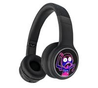 Rick & Morty 2 In 1 Bluetooth V5.0 Wireless Headphones - Light Up Design With Microphone To Make And Take Phonecalls. Headset Controls And Adjustable Headband.