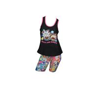 Rick & Morty 860474-medium Rick & Morty Shroomy Swirls Racer Back Tank & Shorts Set, Multi Color - Medium