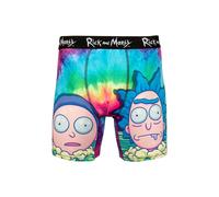 Rick & Morty 866455-medium-32 Rick & Morty Trippy Tie-Dye Boxer Briefs, Multi Color - Medium - 32-34