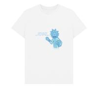 Rick & Morty Lick Unisex T-Shirt in White | Size: 4XL Rick & Morty White 4XL