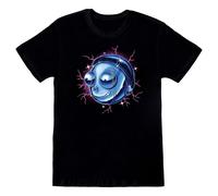 Rick & Morty Men's Chrome Effect T-Shirt in Black | Size: Large Rick & Morty Black L