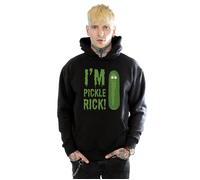Absolute Cult Men's Rick and Morty I'm Pickle Rick Hoodie Large Black