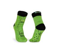 Rick & Morty Men's I'M Pickle Rick' Slipper Socks in Green Rick & Morty Green One Size