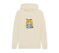 Rick & Morty Men's Rest & Ricklaxation Hoodie in Ecru | Size: 2XL Rick & Morty Ecru 2XL