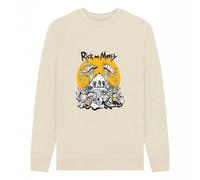 (XXL, Oat) Rick And Morty Unisex Adult Rest and Ricklaxation Sweatshirt