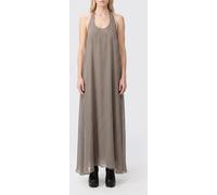RICK OWENS A-Line Halterneck Midi Dress in Pure Silk - Size: 40 - female