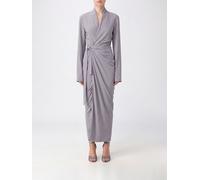 RICK OWENS Asymmetric Silk Blend Dress - Size: 42 - female