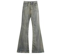 Rick Owens DRKSHDW Women's Bolan Bootcut Jeans Mineral Indigo 26"