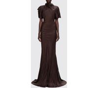 RICK OWENS Long Cupro Dress - Size: 40 - female