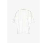 Rick Owens Mens Milk Tommy Oversized Cotton-jersey T-shirt 1.88m