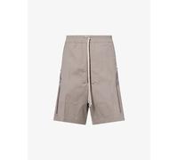 Rick Owens Mens Rick Owens Bauhaus Zip Cotton Shorts Drk Pearl 34