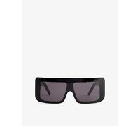 Rick Owens Mens Rick Owens Documenta Acetate Sunglasses Blk Temple/Blk Lens 1Size