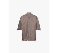 Rick Owens Mens Rick Owens Jumbo Faun Cotton-Blend Shirt Dust 42