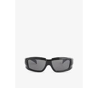 Rick Owens Mens Rick Owens Rick Nylon Sunglasses Blk Temple/Blk Lens 1Size