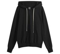 Rick Owens Men's Temple of Love Jersey Hoodie Black