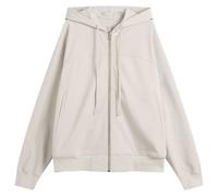 Rick Owens Men's Zip Hoodie Pearl Small