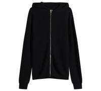 Rick Owens Men's Zipped Hoodie Black Large