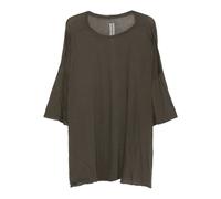 Rick Owens raw-cut organic cotton T-shirt - Green OS