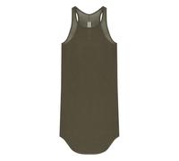 Rick Owens ribbed racerback tank top - Green S-M-L-XL