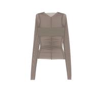 Rick Owens Temple long-sleeve top - Grey 38-40-42-44