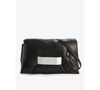 Rick Owens Womens Black Big Pillow Quilted Leather Bag 1size