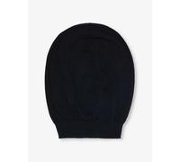 Rick Owens Womens Black Medium Cashmere Knitted Beanie 1size