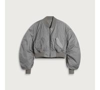 Rick Owens Women's Padded Bomber Jacket Steel IT 40