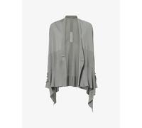 Rick Owens Womens Rick Owens Medium Wrap Asymmetric Wool Cardigan Euca XL