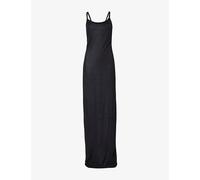 Rick Owens Womens Rick Owens Sleeveless Temple Jersey Maxi Dress Black 8