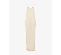 Rick Owens Womens Rick Owens Sleeveless Temple Jersey Maxi Dress Sand 12