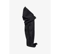 Rick Owens Womens Rick Owens Temple Draped Woven Maxi Skirt Black 10