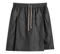 Rick Owens x Moncler Kiltshorts Drawstring Shorts Black Medium