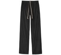 Rick Owens X Moncler Logo-appliquéd Drawstring Shell Trousers - Black - M