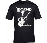 Rick Parfitt Homage T-Shirt Tee StatQuo Legend R.I.P Tribute Black Mens