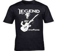 Rick Parfitt Homage T Shirt Tee StatQuo Legend R.I.P Tribute Casual Short Sleeve Tops Black XXL