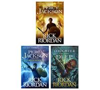 Rick Riordan Collection 3 Books Set (Percy Jackson and the Greek Gods, Percy Jackson and the Greek Heroes & Daughter of the Deep)