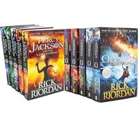 Rick Riordan Percy Jackson and Heroes of Olympus 10 Book Set (The Lightning Thief, The Last Olympian, The Titan's Curse, The Sea of Monsters, The Battle of the Labyrinth, The Lost Hero and more)