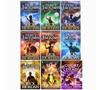 Rick Riordan Percy Jackson & The Nico Di Angelo Adventures Series 9 Books Collection Set (Lightning Thief, Sea of Monsters,Titan's Curse,Greek Heroes,Gods,Sun and the Star,Court of the Dead & More)