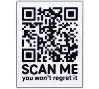 Rick Roll QR Code "Scan Me" PVC Morale Patch - Funny Morale, Tactical, Military Patch - Patches, Military Patches - Perfect for Your Tactical Military Army Gear, Backpack, Cap, Vest