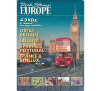 Rick Steves' Europe: Great Britain, Ireland, Spain & Portugal, France & Benelux 4 DVDs