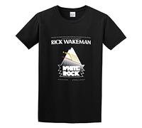 Rick Wakeman White Rock Mens T-Shirt Black Unisex Mens Tees XL
