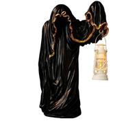 Rickety Mage Lantern Statue Halloween Decorations Ghost Ornament Decorations Party Figurine A1B9 Table Holiday Small