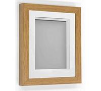 Rickman Box Frame Beech with White Mount, 24x18 for 18x12 inch