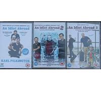 RICKY GERVAIS and STEPHEN MERCHANT send AN IDIOT ABROAD feat KARL PILKINGTON complete collection TRILOGY (3 DVDS = 5 DISCS) 1 + 2 + 3